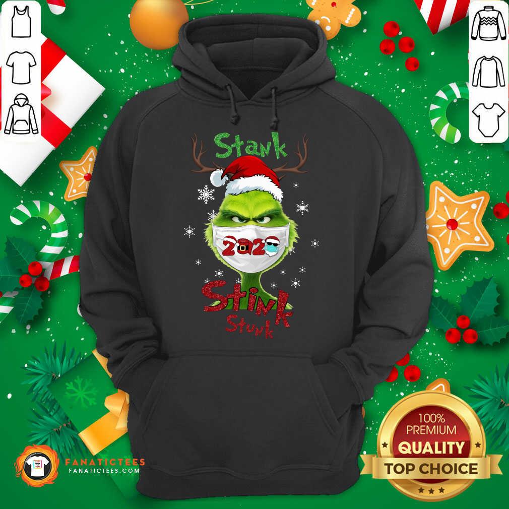 Hot Grinch Face Mask Stank Stink Stunk Christmas Shirt