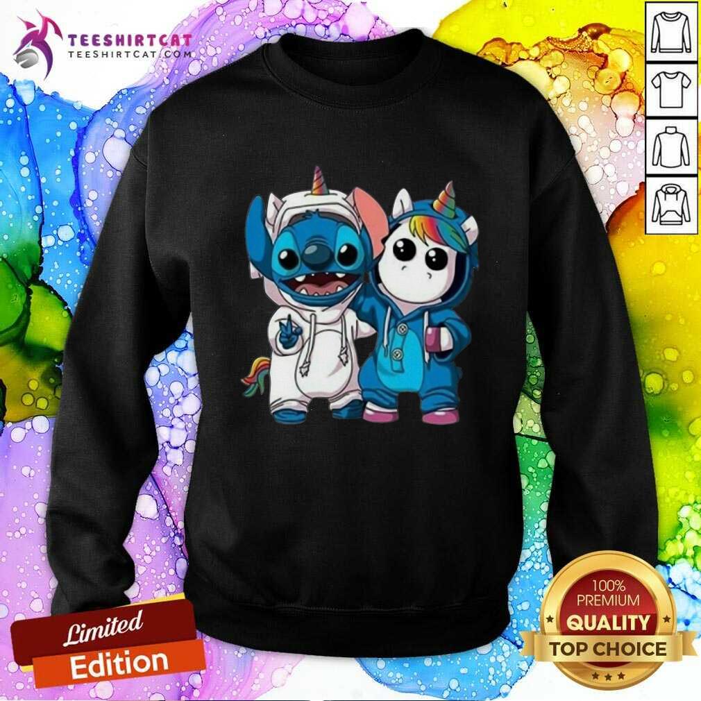 Hot Lilo And Stitch With Unicorn 2021 Shirt