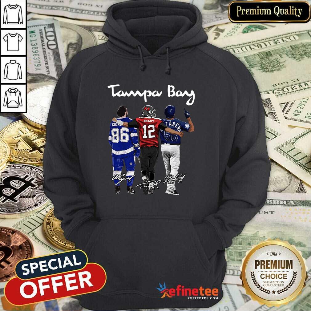 Hot Tampa Bay Nikita Kucherov Tom Brady Mvp Signatures Shirt