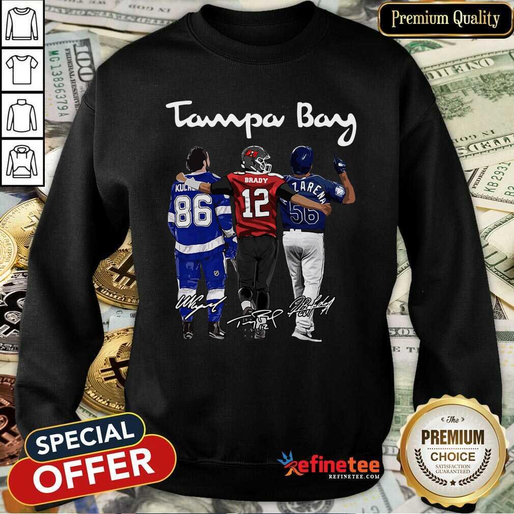 Hot Tampa Bay Nikita Kucherov Tom Brady Mvp Signatures Shirt