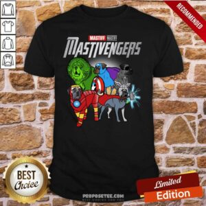 Pretty Mastiff Marvel Avengers Mastivengers Shirt