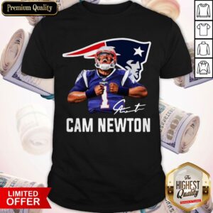 New England Patriots Cam Newton Signature Shirt