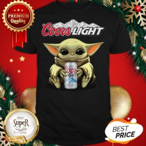 Star Wars Baby Yoda hug Coors Light Beer Shirt