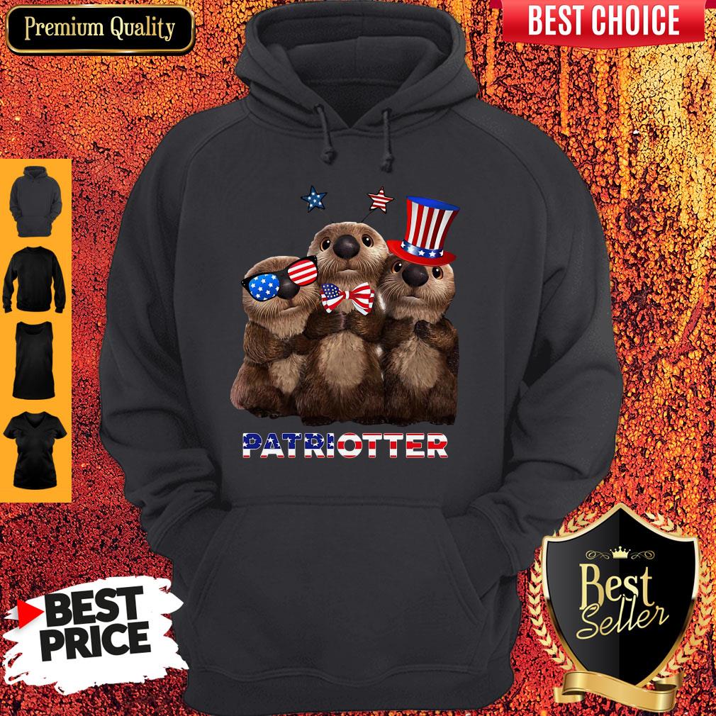 Independence Day Otter Patriotter Shirt