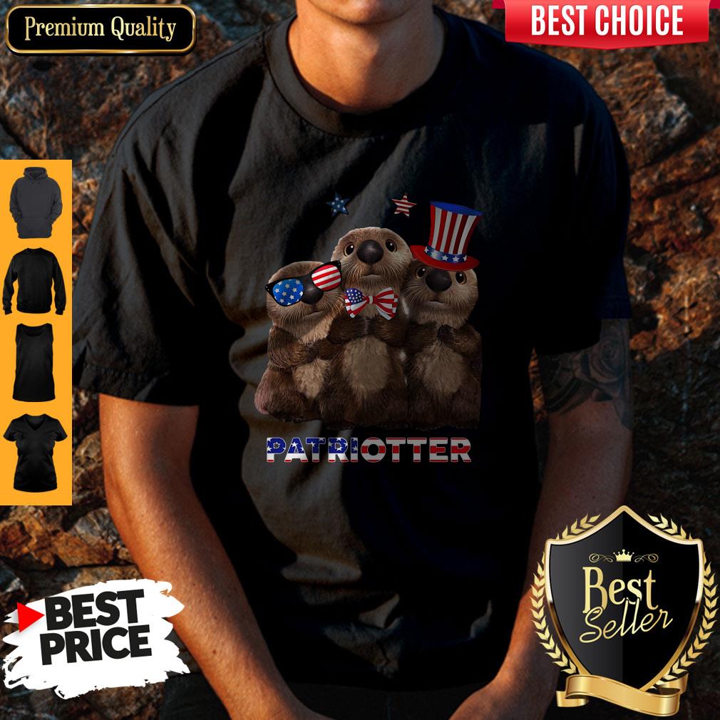 Independence Day Otter Patriotter Shirt