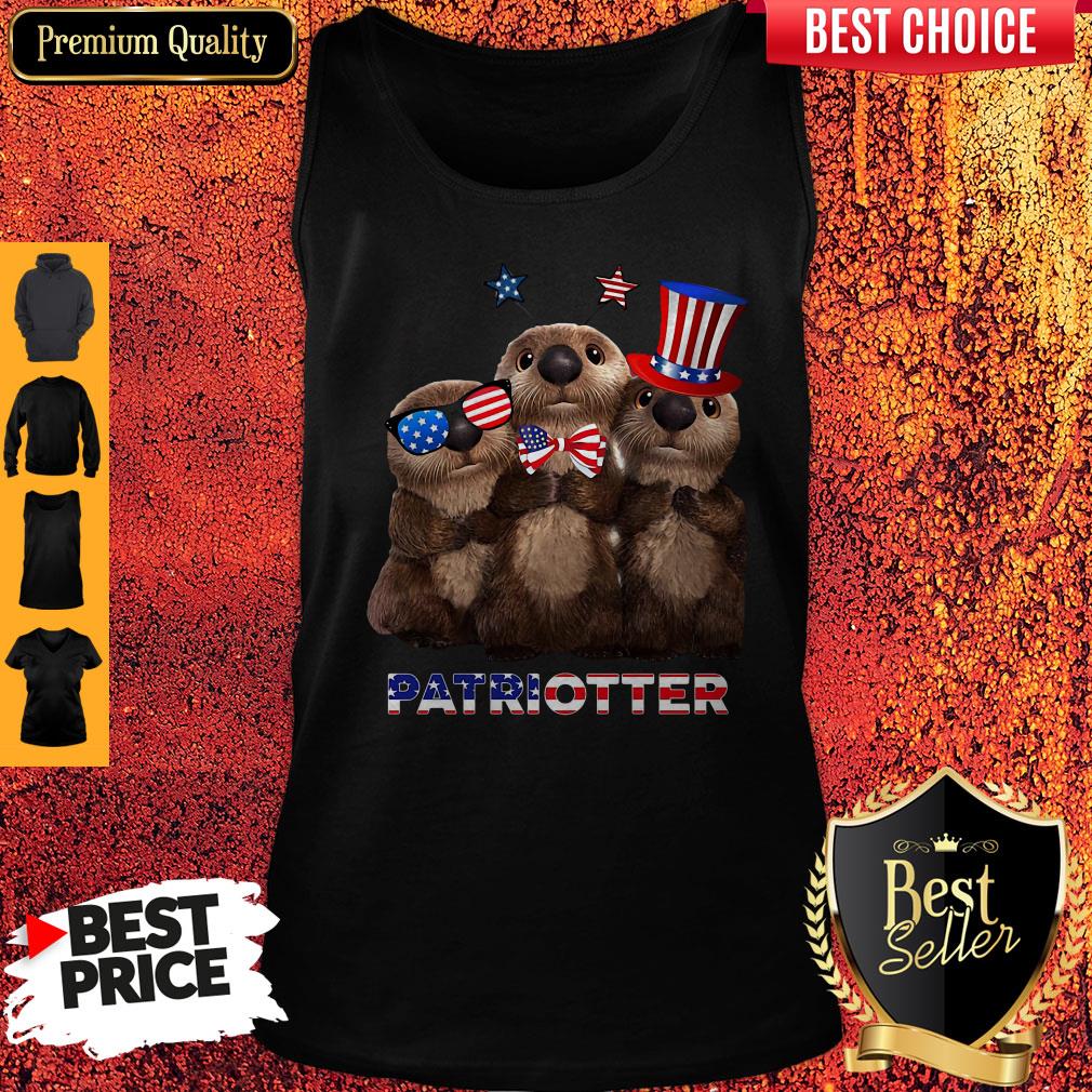 Independence Day Otter Patriotter Shirt