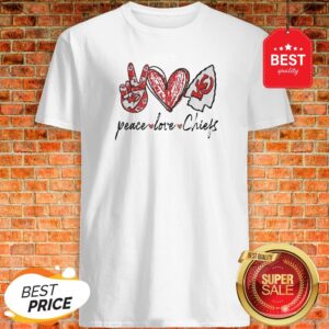 Official Peace love Kansas City Chiefs Shirt