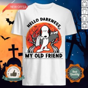 Snoopy Dracula Hello Darkness My Old Friends Shirt