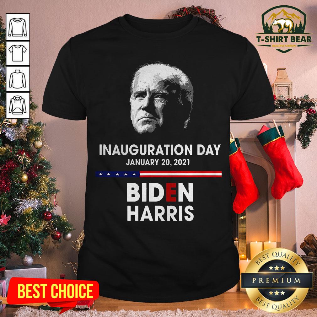 Cool Inauguration Day January 20 2021 Biden Harris American Flag Shirt