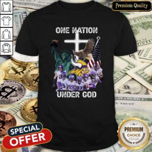 Minnesota Vikings One Nation Under God Shirt