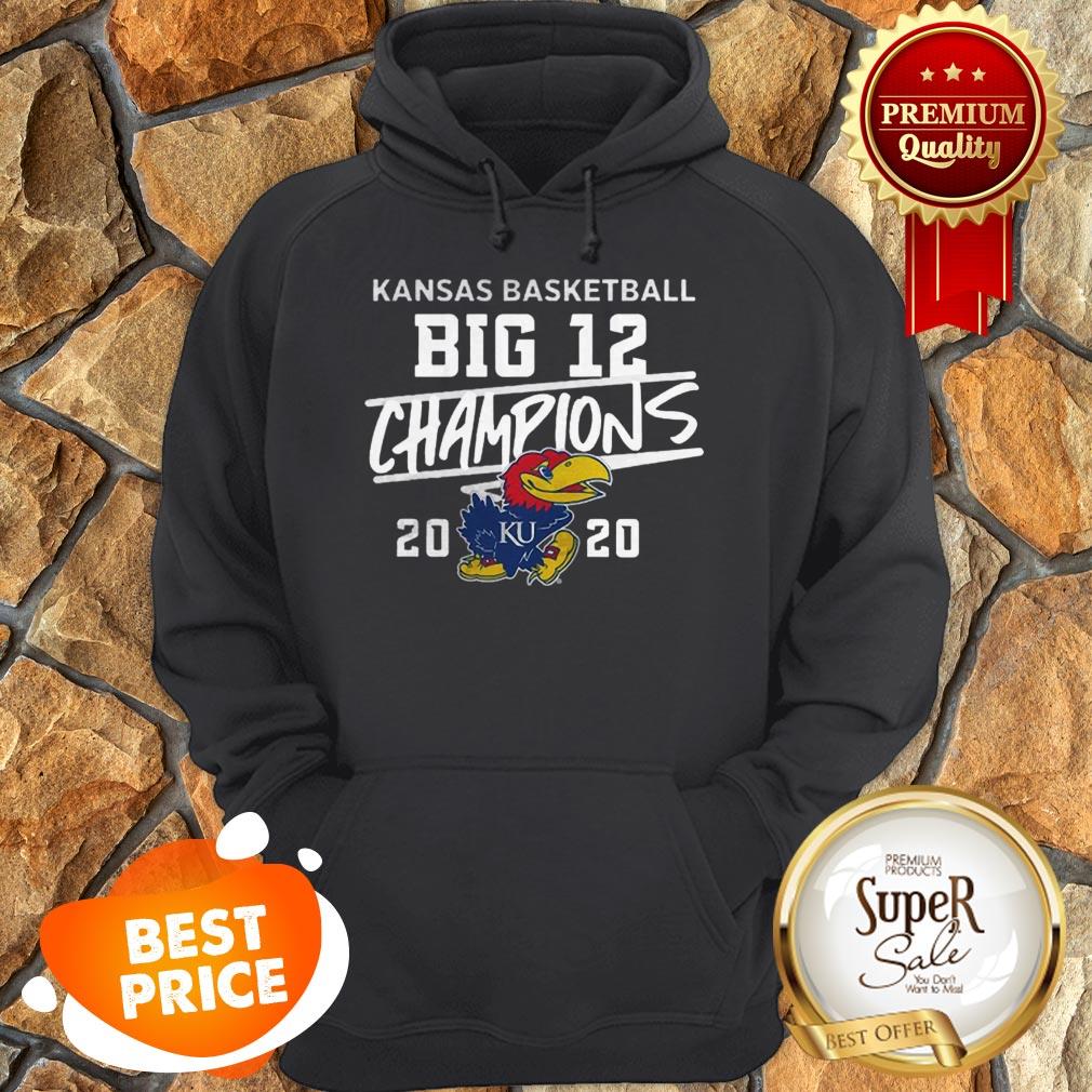 Kansas Jayhawks 2020 Big 12 Basketball Champions Shirt