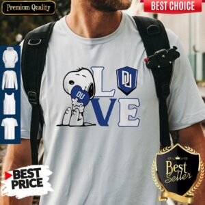 Top Snoopy Love Du Dillard University Heart Shirt