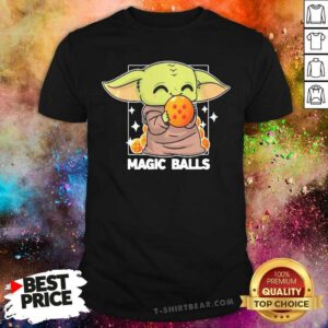 Cute Baby Yoda Magic Balls Dragon Ball Shirt