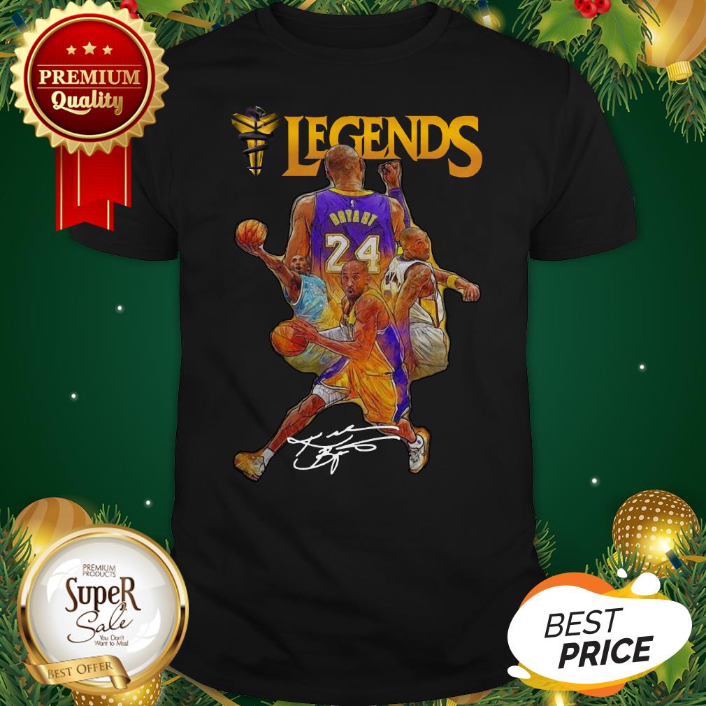 Kobe Bryant 24 Los Angeles Lakers Legends Signature Shirt