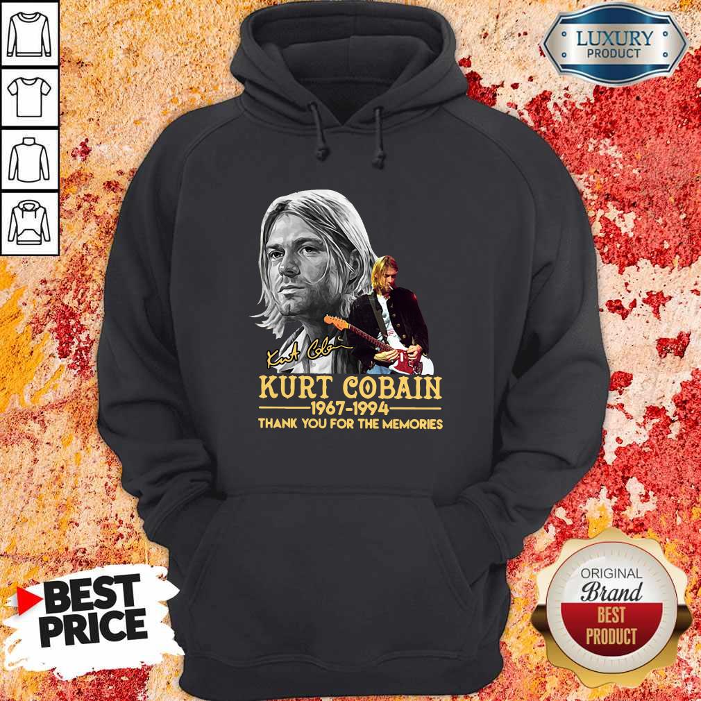 Kurt Cobain 1967-1994 Thank You For The Memories Shirt