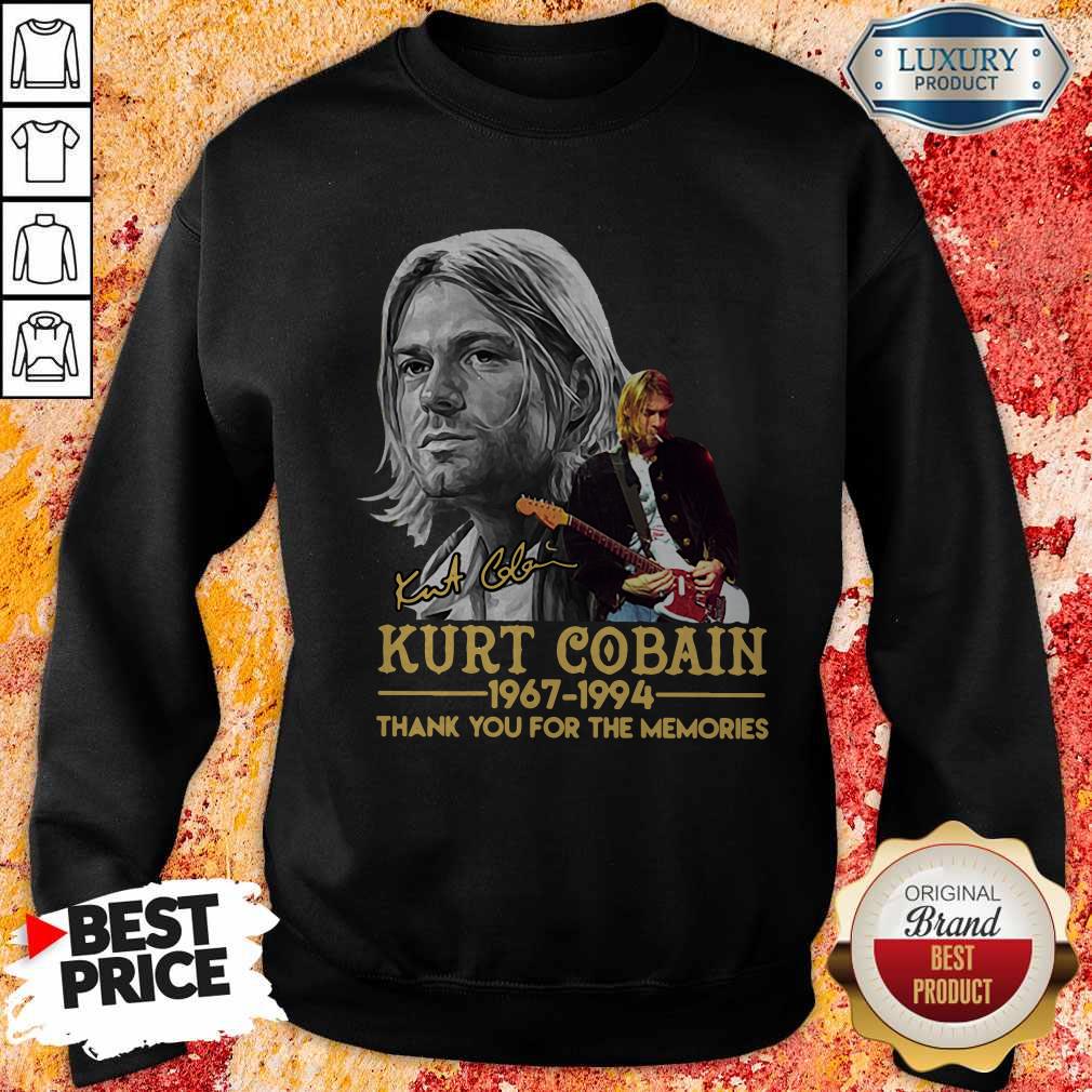 Kurt Cobain 1967-1994 Thank You For The Memories Shirt