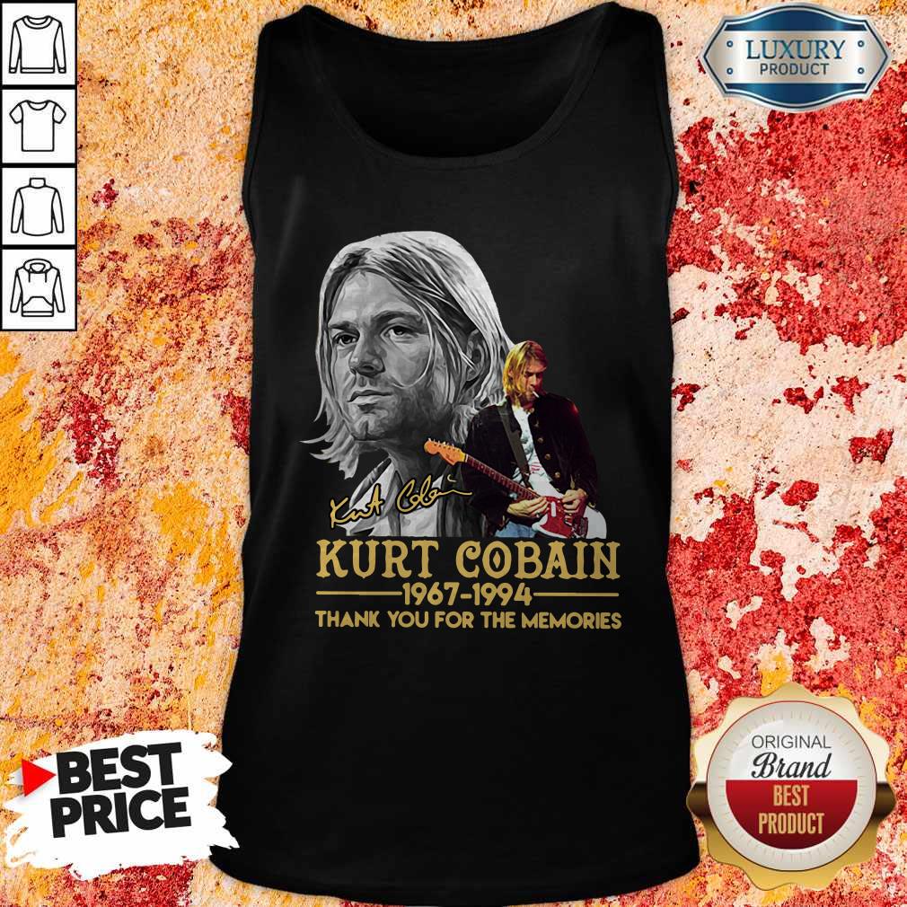 Kurt Cobain 1967-1994 Thank You For The Memories Shirt