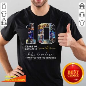 Hot 10 Years Of 2009 2019 Sword Art Online Thank You For The Memories Shirt