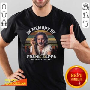 Official In Memory Of Frank Zappa December 04 1933 Vintage Shirt