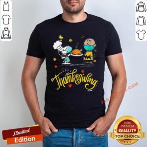 Top Snoopy And Charlie Brown Face Mask Happy Thanksgiving Shirt
