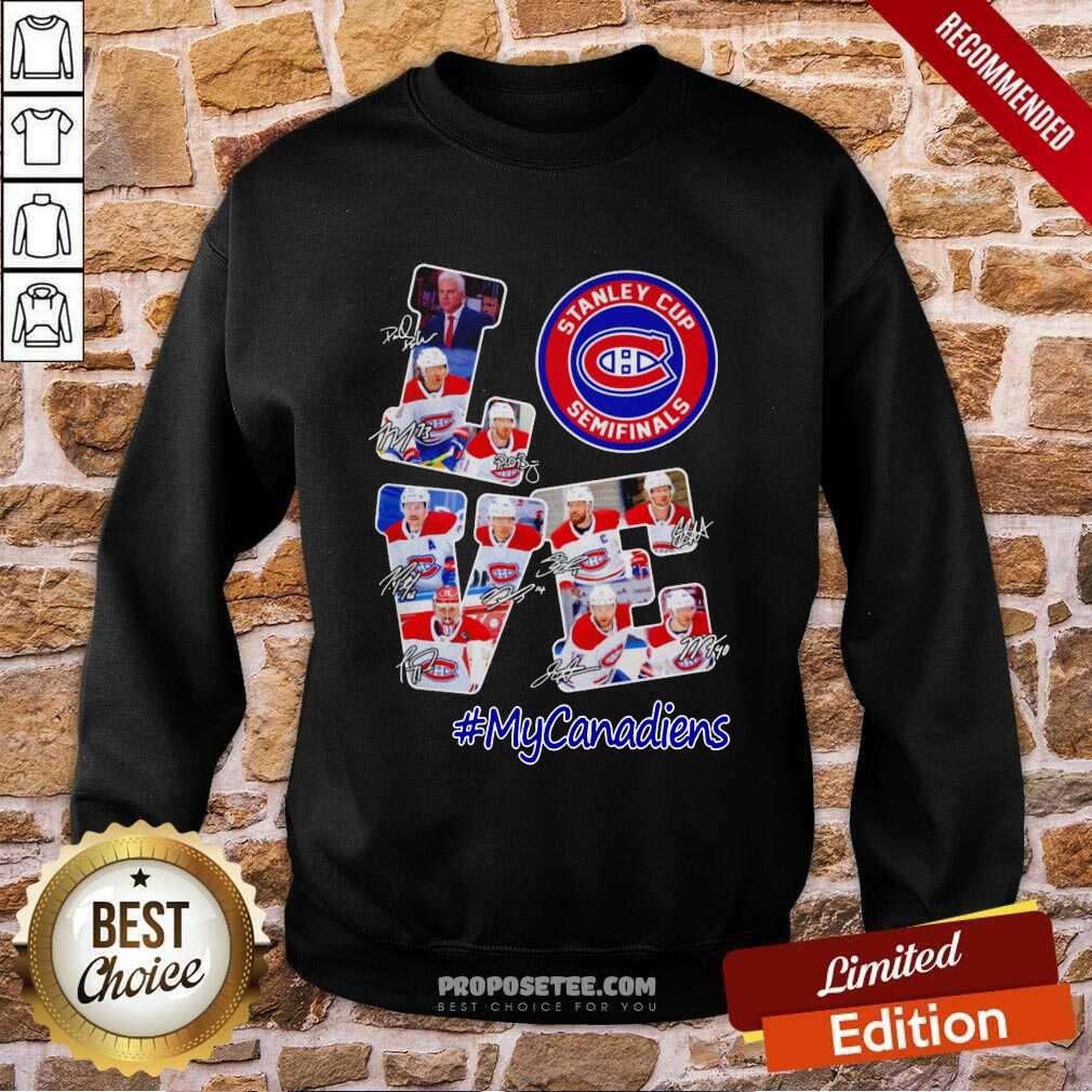 Love Stanley Cup Semifinals My Canadiens Signature Shirt