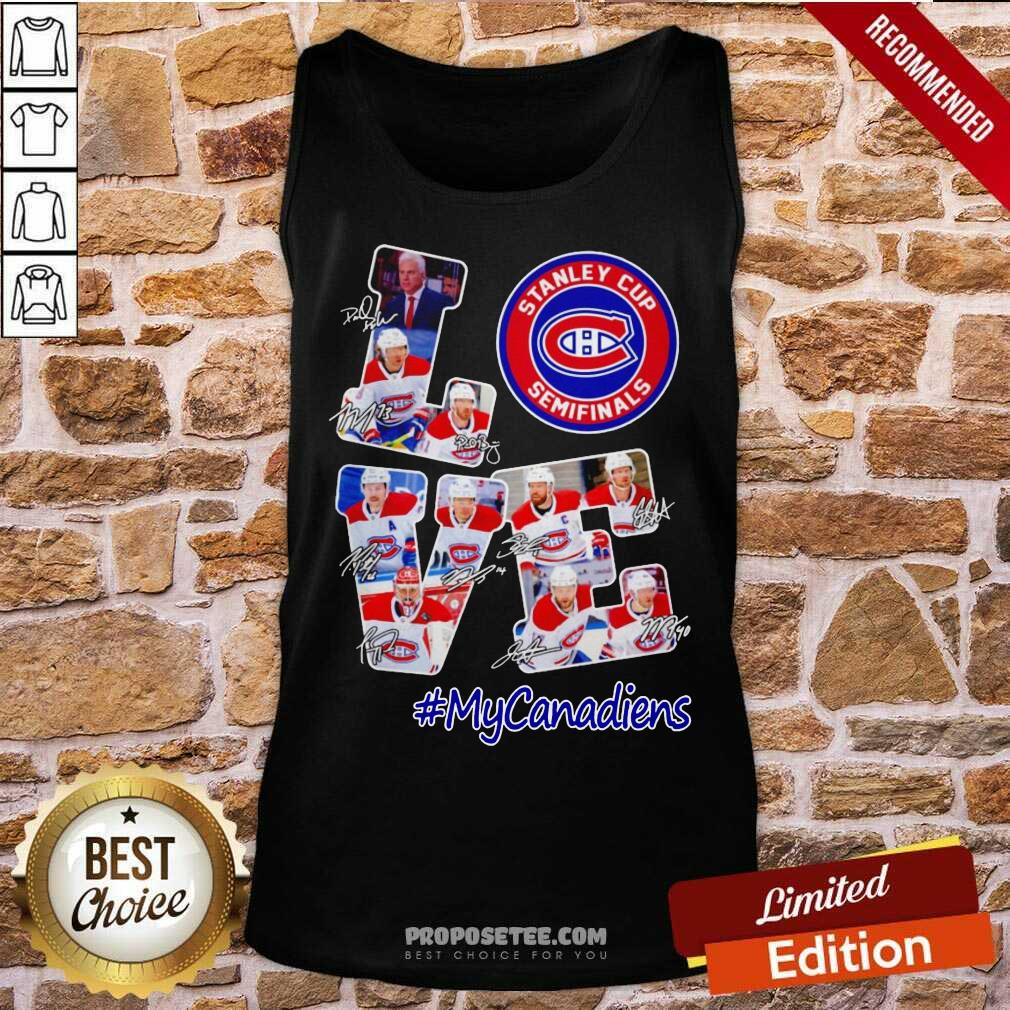 Love Stanley Cup Semifinals My Canadiens Signature Shirt
