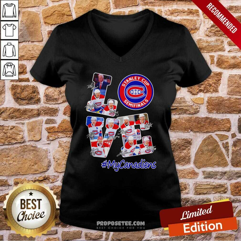 Love Stanley Cup Semifinals My Canadiens Signature Shirt