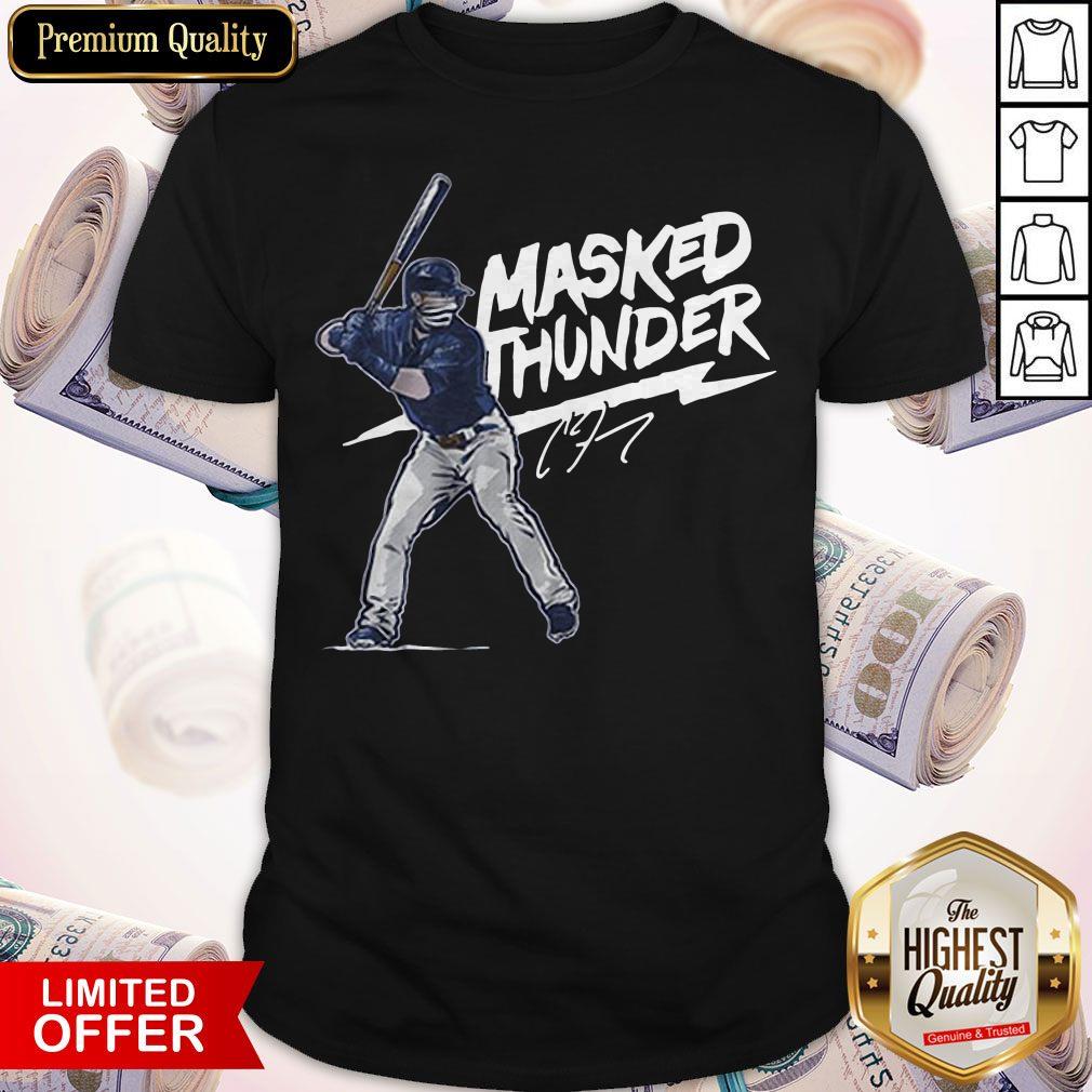 Lovely Clint Frazier Masked Thunder Official Shirt