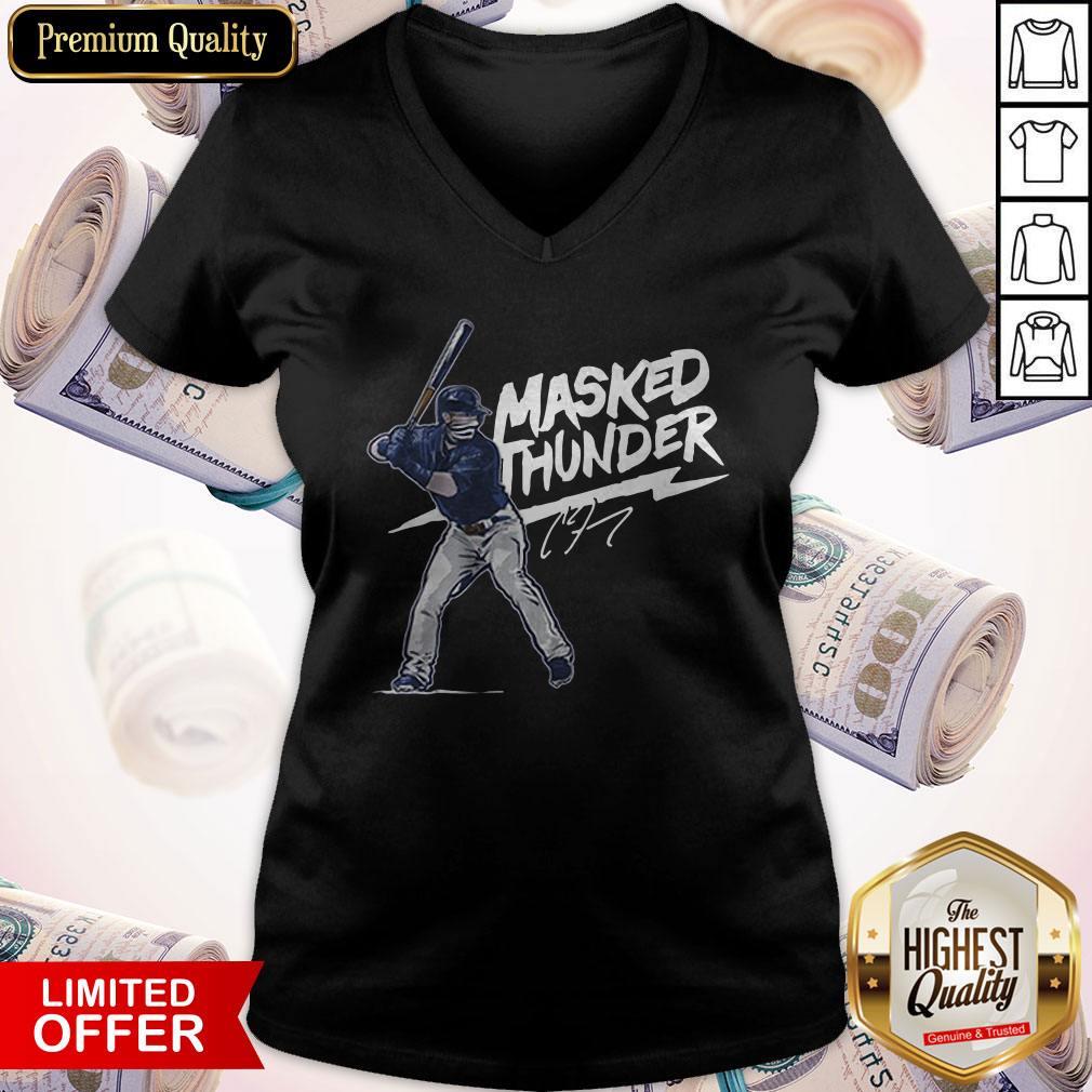 Lovely Clint Frazier Masked Thunder Official Shirt