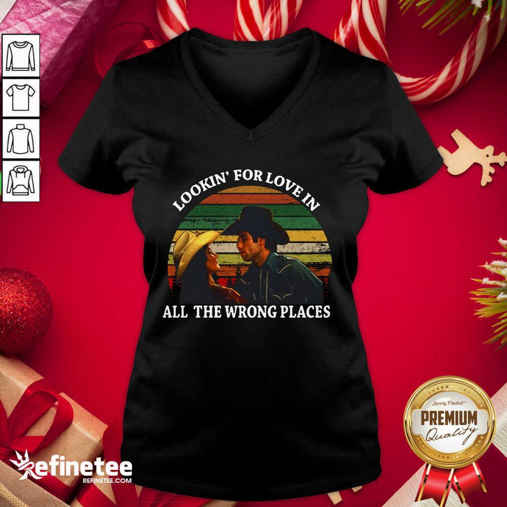 Lovely Looking For Love In All The Wrong Places Music Top Vintage Shirt