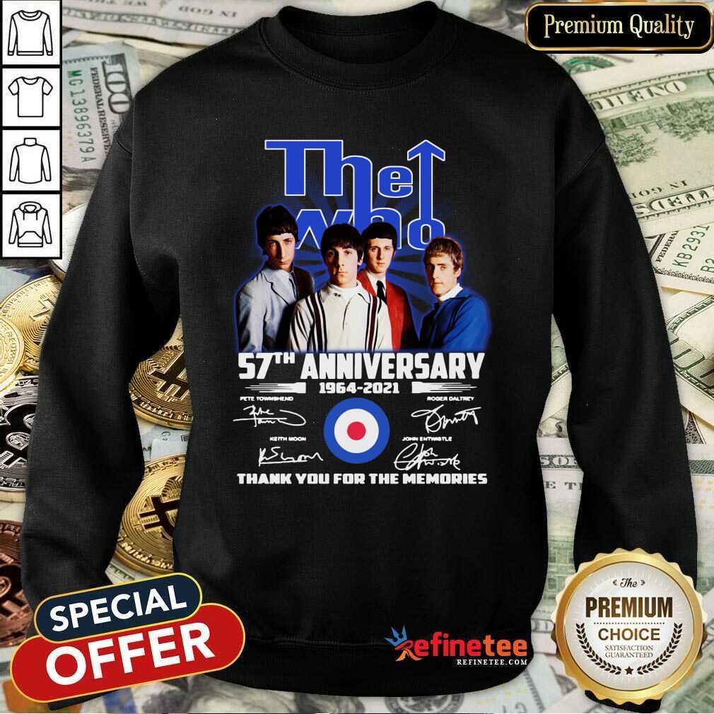 Lovely The Who 57th Anniversary Thank You For The Memories Signatures Shirt