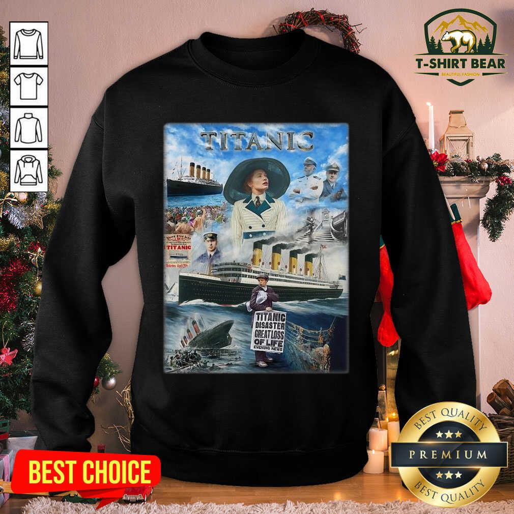 Lovely Titanic Sinking Gift Poster Vintage Memorabilia Movie Shirt