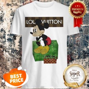 Nice Mickey Mouse Mashup Louis Vuitton Shirt
