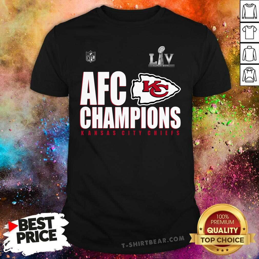 Malicious NFL LIV Super Bowl AFC 9 Champions Kansas City Chiefs Shirt