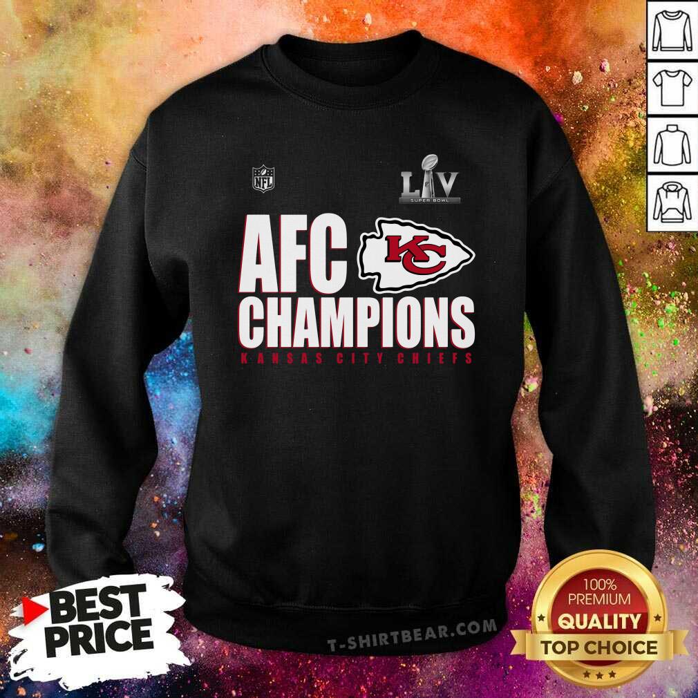 Malicious NFL LIV Super Bowl AFC 9 Champions Kansas City Chiefs Shirt