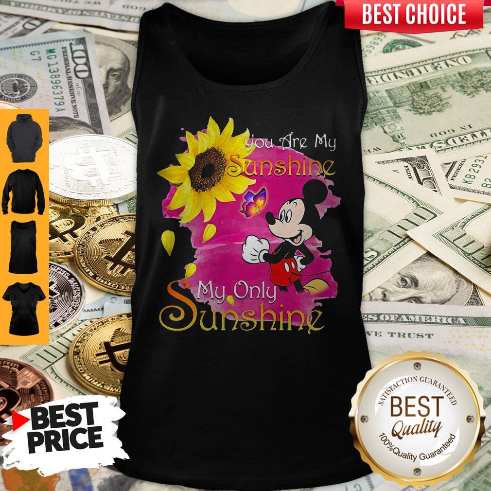Mickey Mouse Butterfly Sunflower You Are My Sunshine My Only Sunshine Shirt