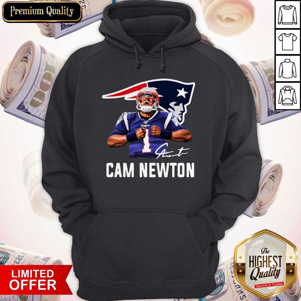 New England Patriots Cam Newton Signature Shirt