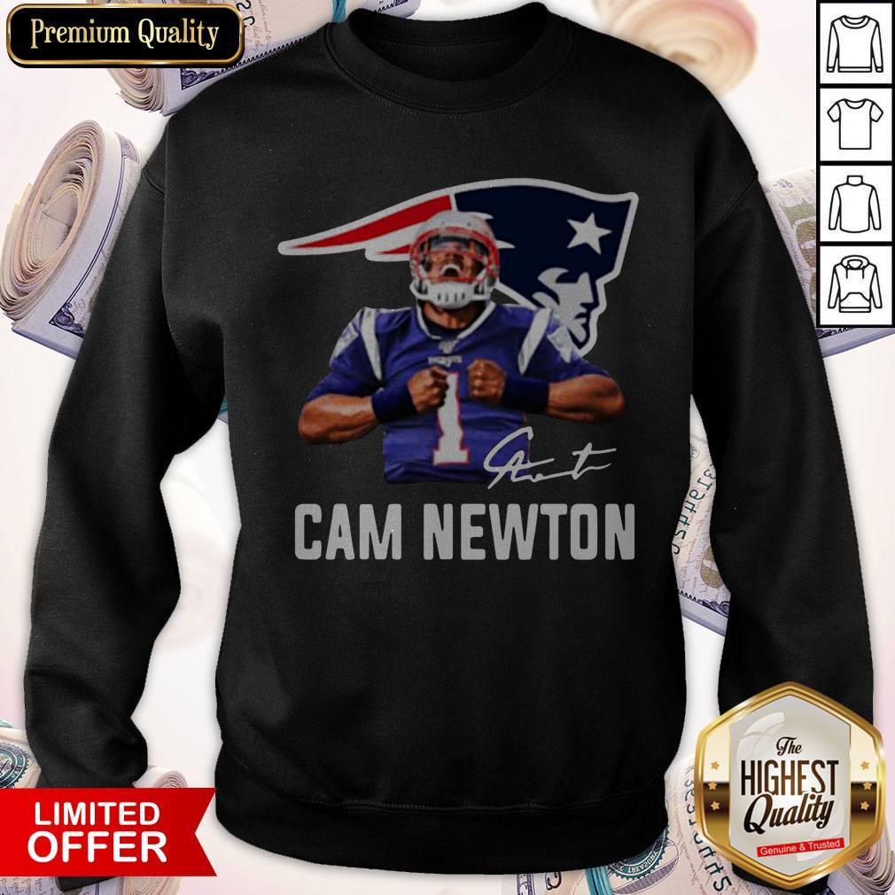 New England Patriots Cam Newton Signature Shirt