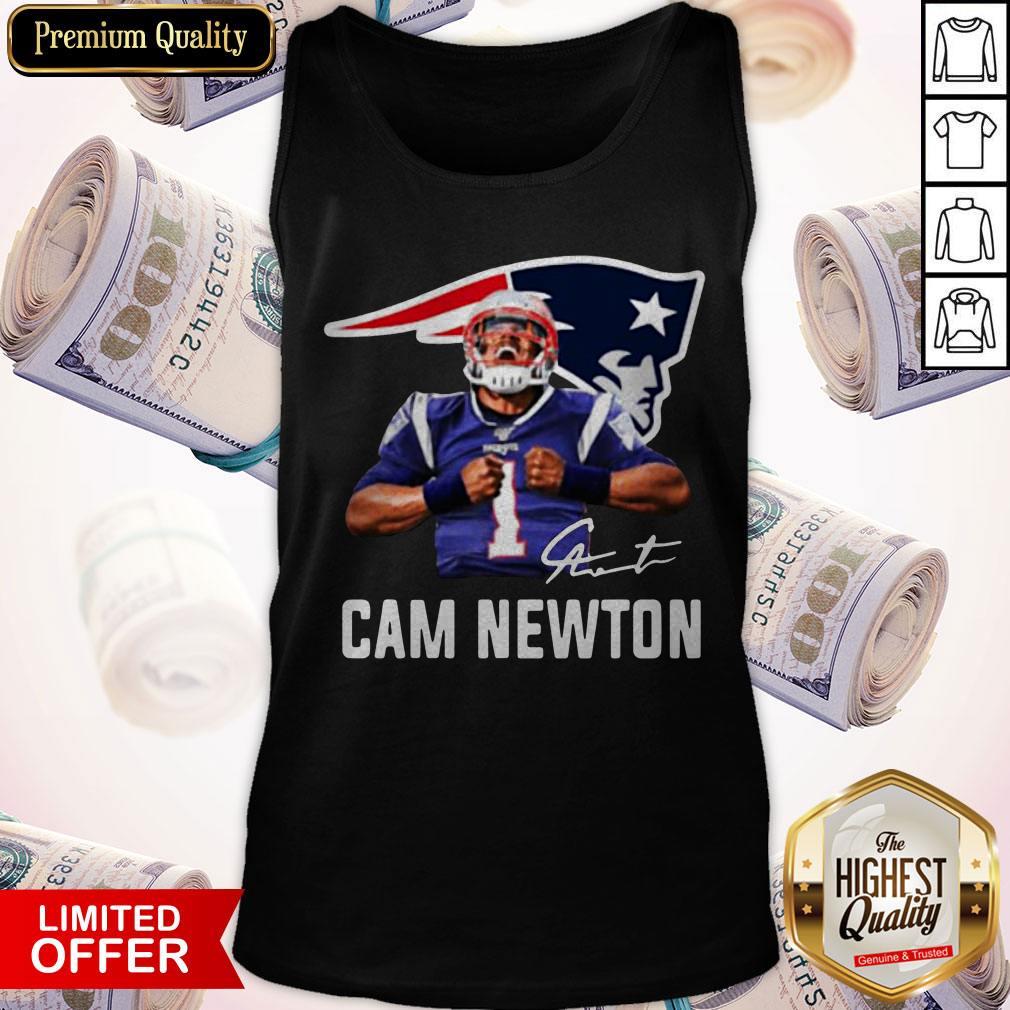 New England Patriots Cam Newton Signature Shirt