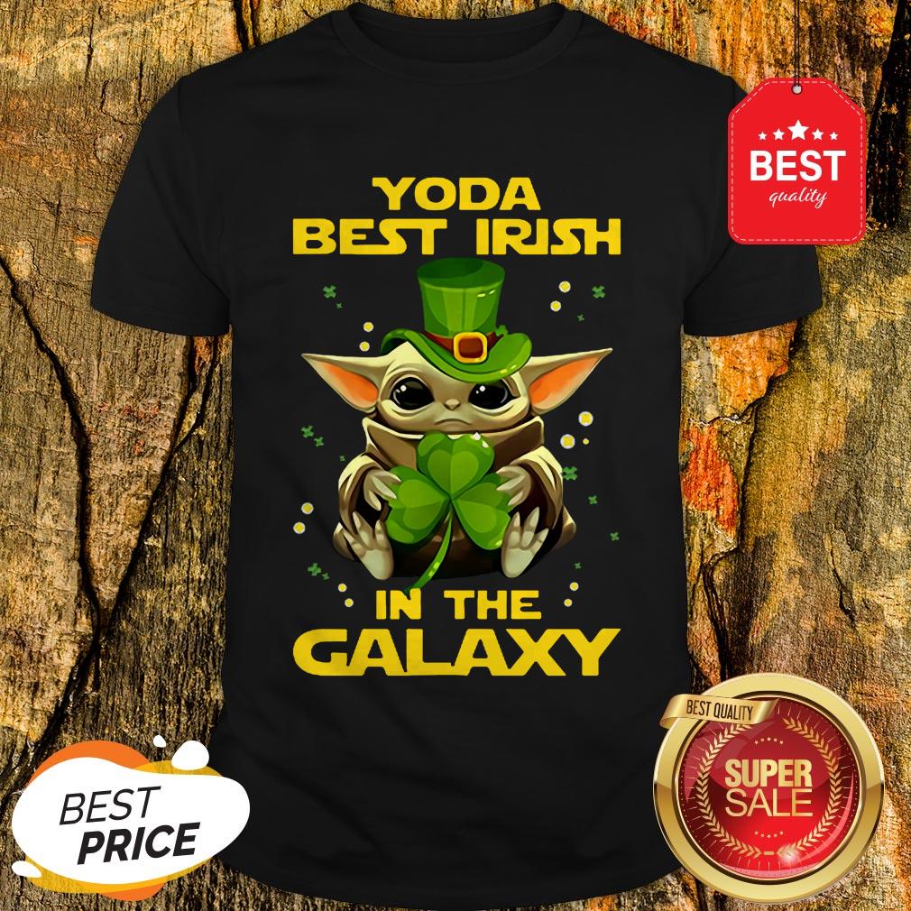 Nice Baby Yoda Best Irish In The Galaxy Star Wars Shirt