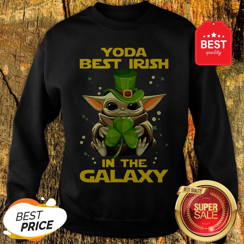 Nice Baby Yoda Best Irish In The Galaxy Star Wars Shirt