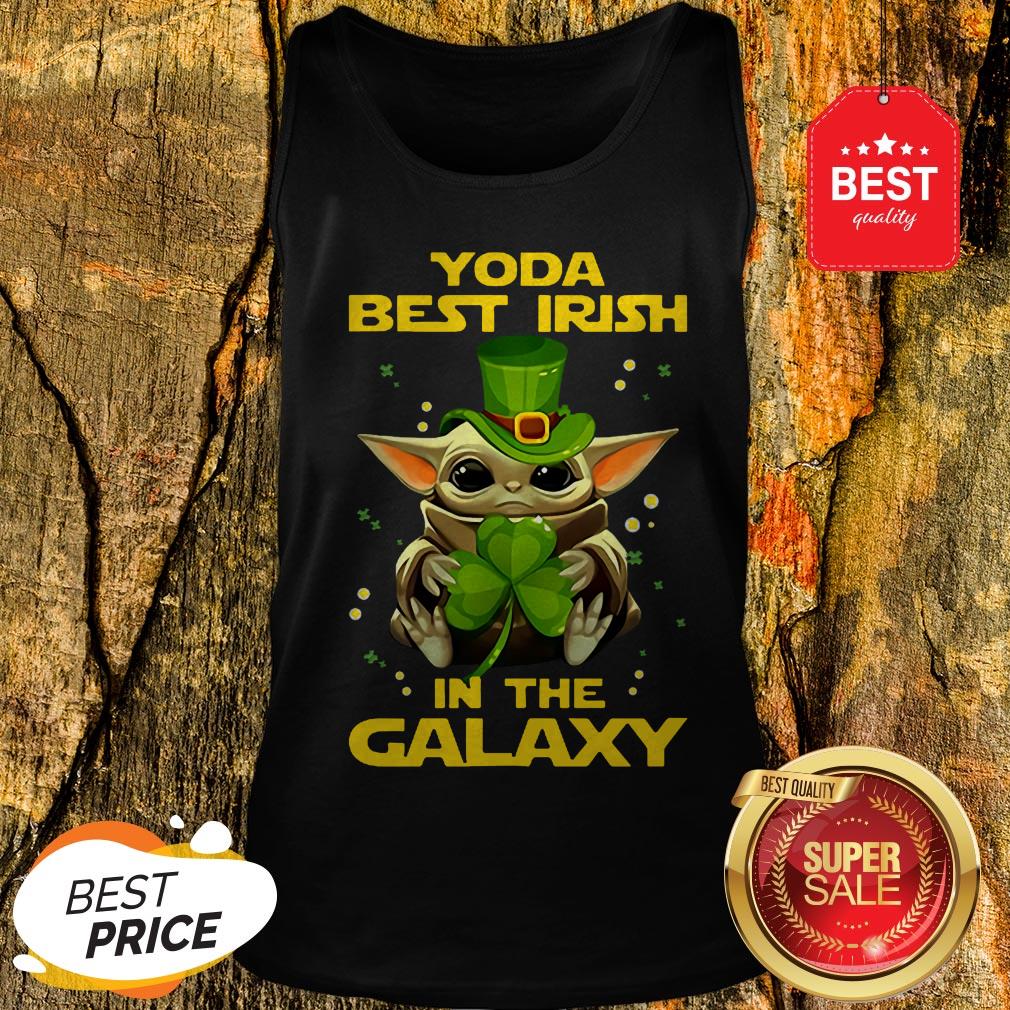 Nice Baby Yoda Best Irish In The Galaxy Star Wars Shirt