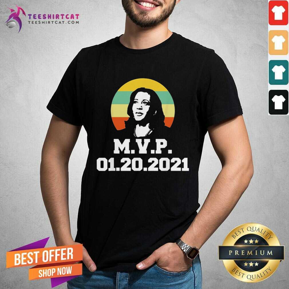 Nice Kamala Harris MVP 01 20 2021 Vintage Sunset Shirt