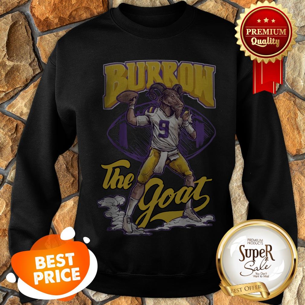 Nice LSU Tigers Joe Burrow The Goat Shirt