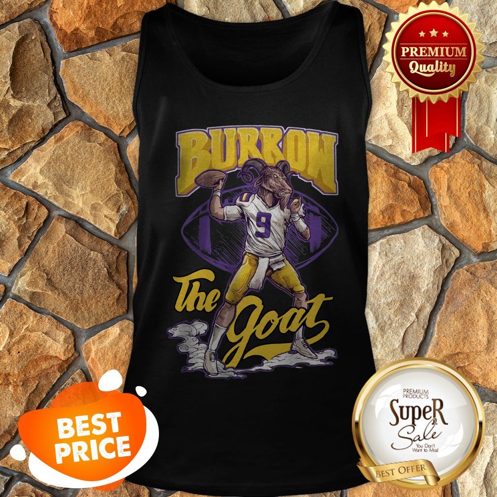 Nice LSU Tigers Joe Burrow The Goat Shirt