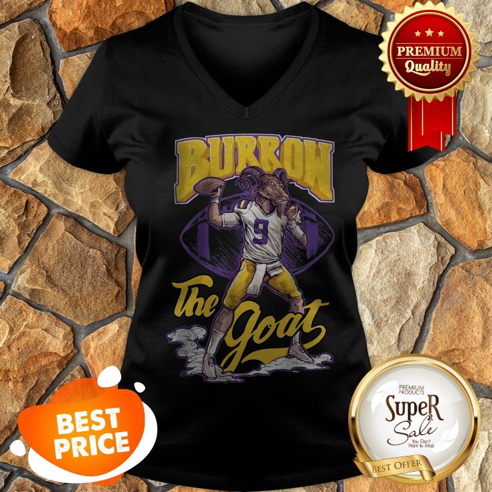 Nice LSU Tigers Joe Burrow The Goat Shirt