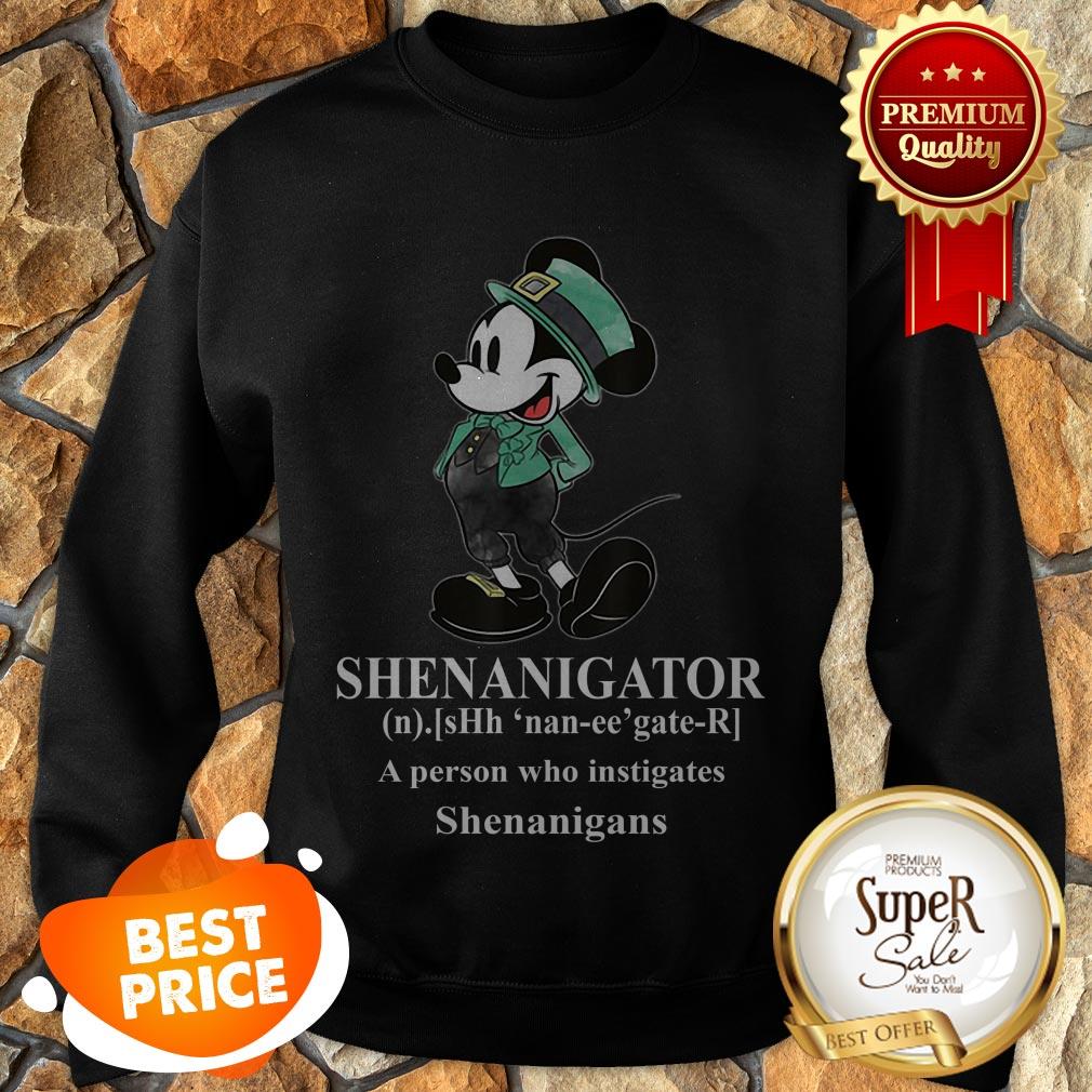 Nice Mickey Mouse Shenanigator Define St. Patrick’s Day Shirt