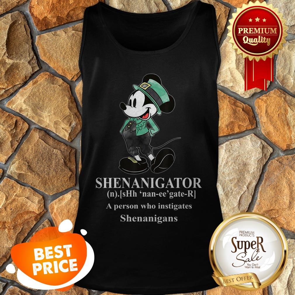 Nice Mickey Mouse Shenanigator Define St. Patrick’s Day Shirt