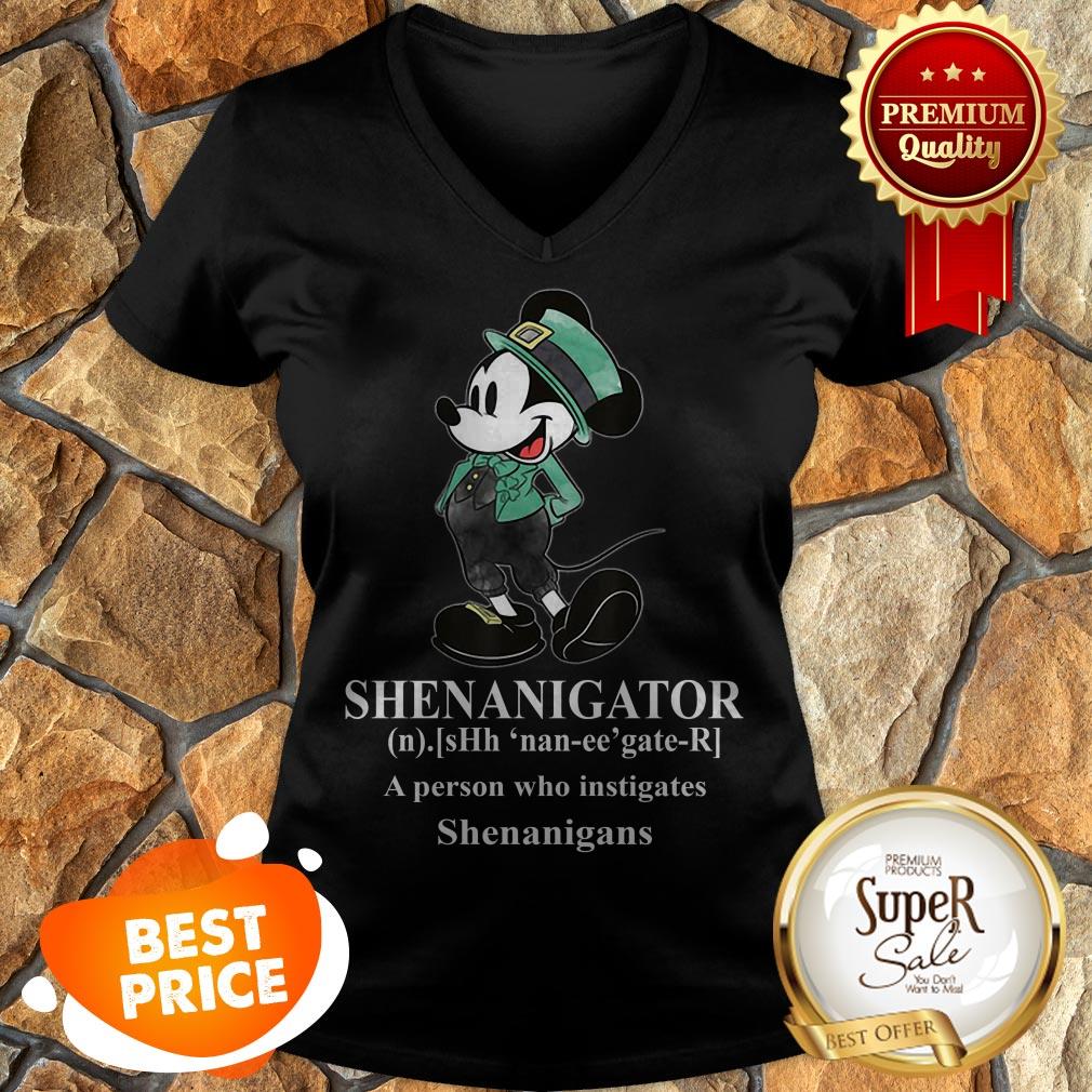 Nice Mickey Mouse Shenanigator Define St. Patrick’s Day Shirt