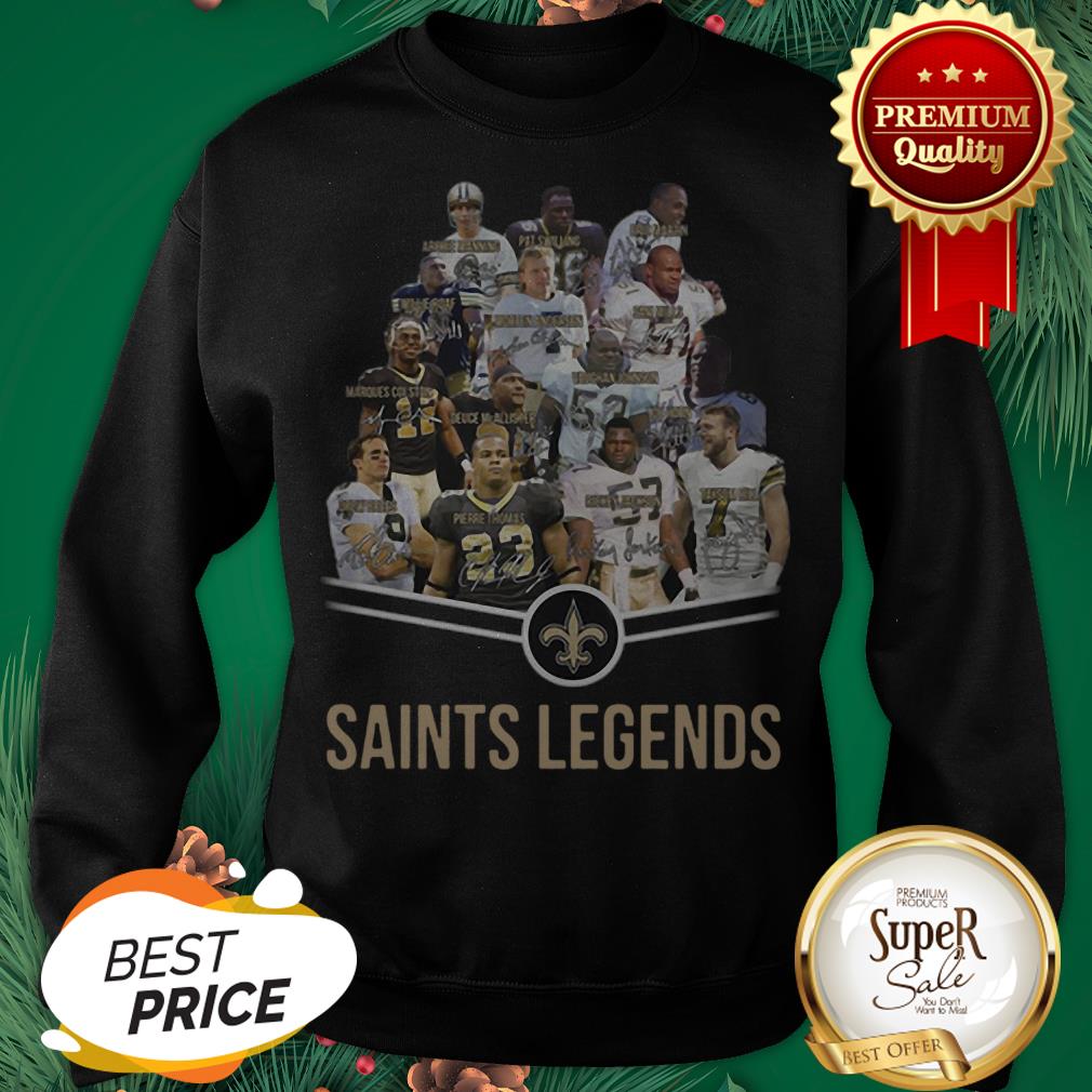 Nice New Orleans Saints Logo Saints Legends All Signature Shirt